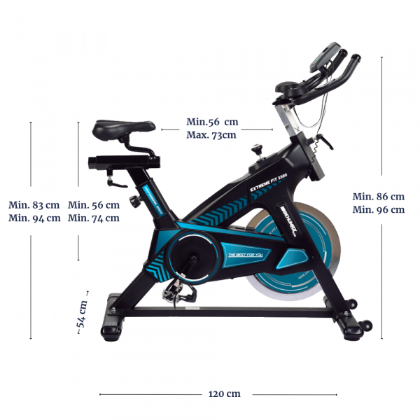 Bicicleta de Spinning Extreme Fit 3500 profesional |