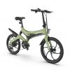 Bicicleta electrica plegable e-urban Behumax verde