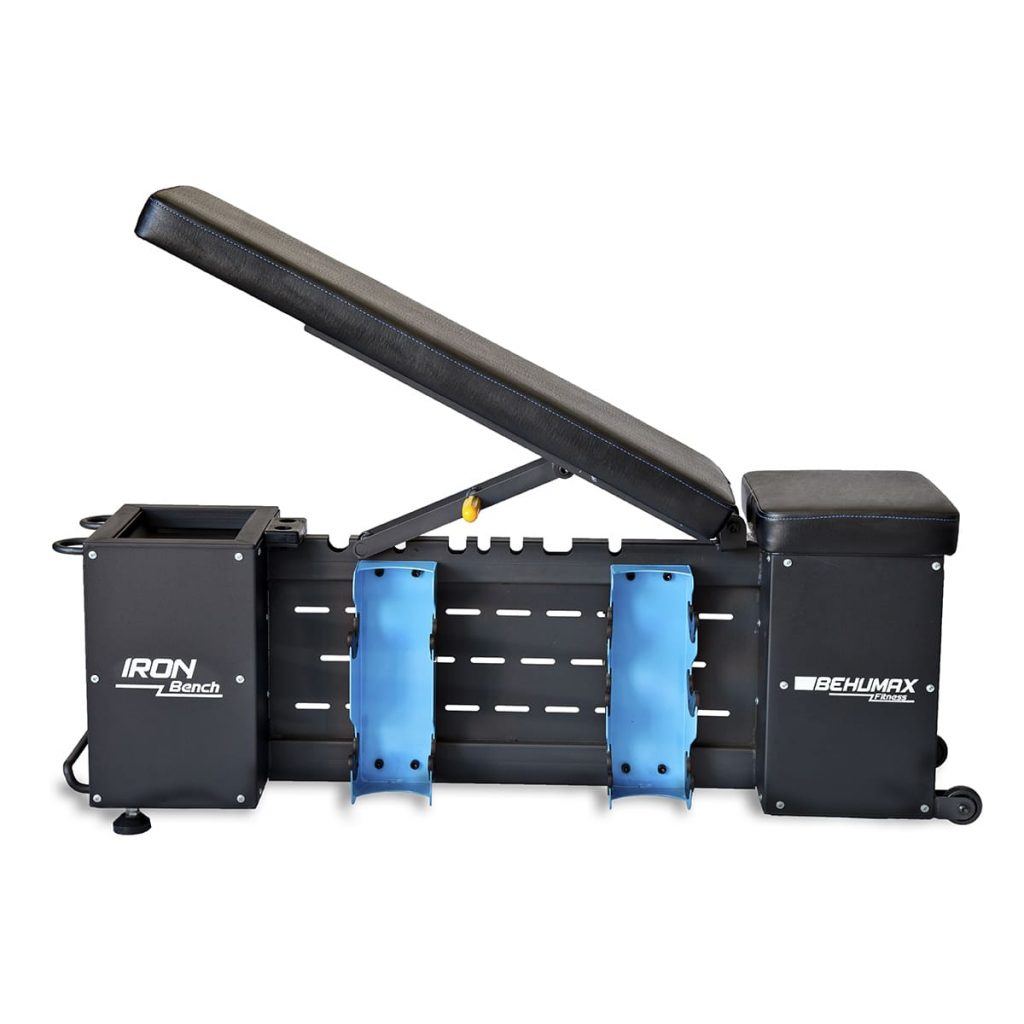 Banc De Musculation Pliable Bodytone DB1 - 4 Positions Inclinaison Et Hauteur - Poids Max 121 Kg - Pour Abdos Et Exercices Avec Poids