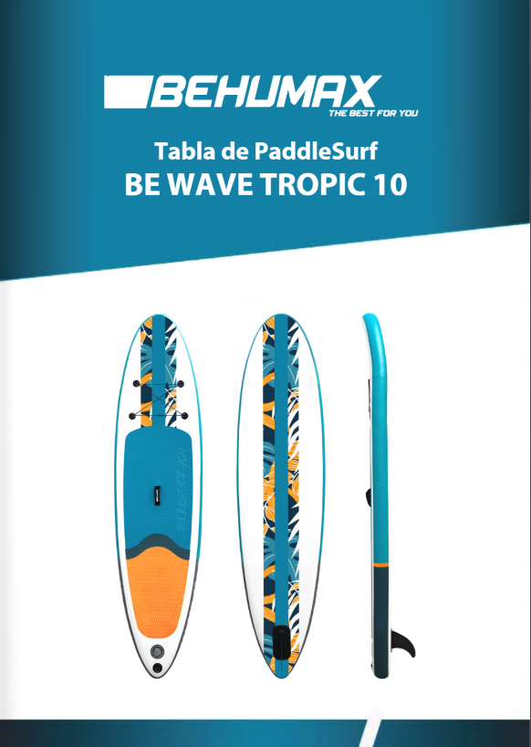 Manual tabla paddle surf Be Wave TROPIC 10 de Behumax