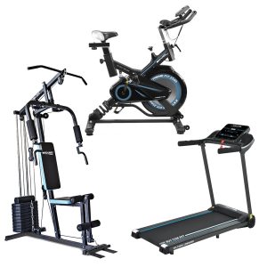 pack multigym 300 extreme fit 2500 cinta treadmill force 350