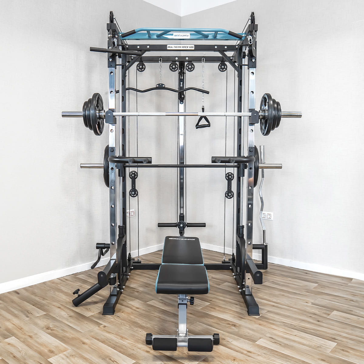 Sistema multifuncional de gimnasio en casa, entrenamiento con pesas, equipo  de entrenamiento, máquina de fuerza para entrenamiento corporal total