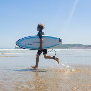 Vista alternativa de Tabla de Surf Shortboard Be Wave Azure 5'1"