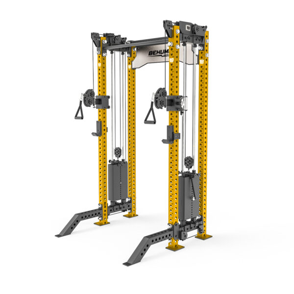 Half Rack con Pila de Pesas HR-3500 - Dorado