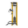 Half Rack con Pila de Pesas HR-3500 - Dorado Lateral