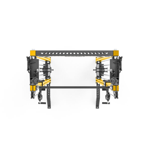 Half Rack con Pila de Pesas HR-3500 - Dorado Cenital