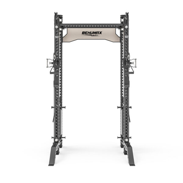 Half Rack con Pila de Pesas HR-3500 - Negro Frontal
