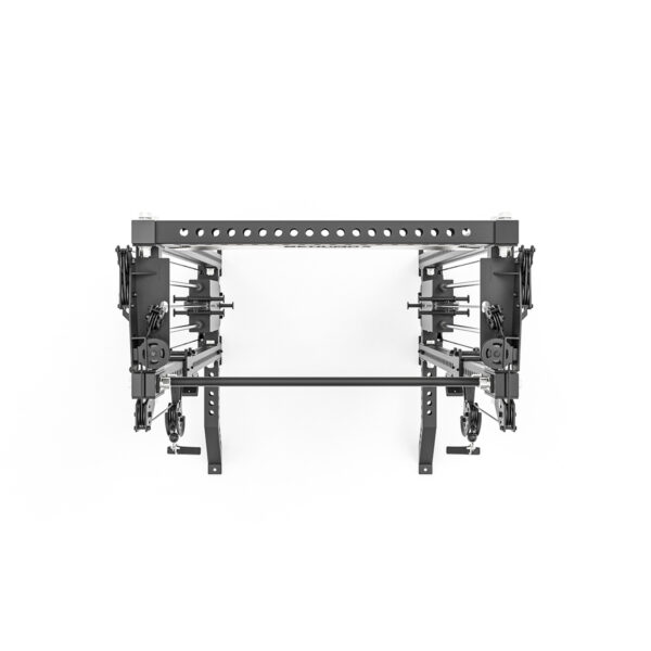 Half Rack con Pila de Pesas HR-3500 - Negro Cenital