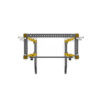 Half Rack Con Soporte De Discos HR-3000 - Dorado - Cenital