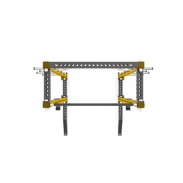Half Rack Con Soporte De Discos HR-3000 - Dorado - Cenital