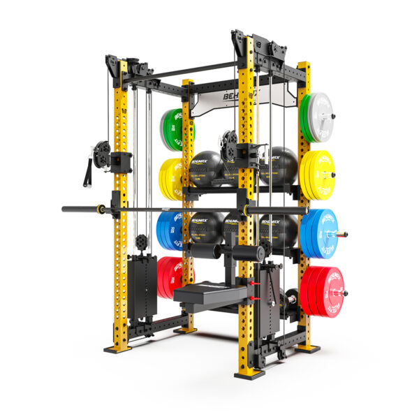 power-rack-polea-almacenamiento-xr-7700-dorado