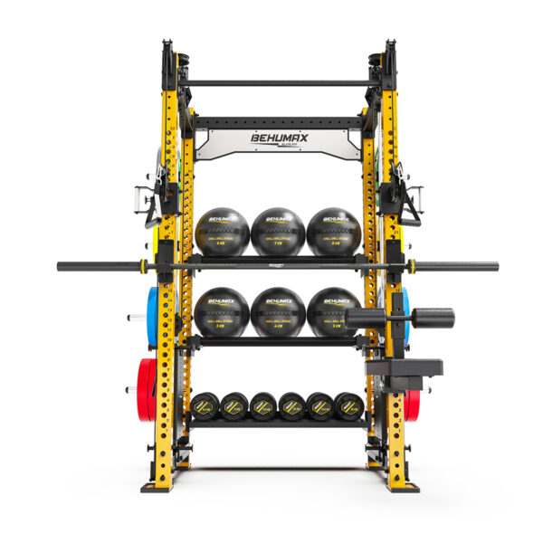 power-rack-polea-almacenamiento-xr-7700-dorado-frontal
