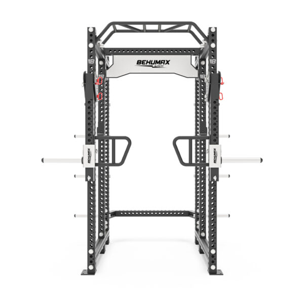 Power Rack De Acero Inoxidable PR-5500 - Negro Frontal