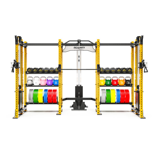 rack-multifuncional-almacen-mr-9500-dorado-frontal