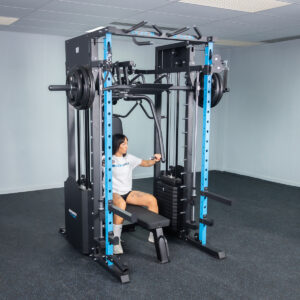 ejercicio brazos jammer rack smith 900