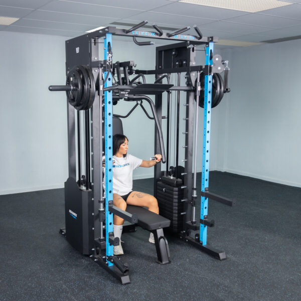 ejercicio brazos jammer rack smith 900