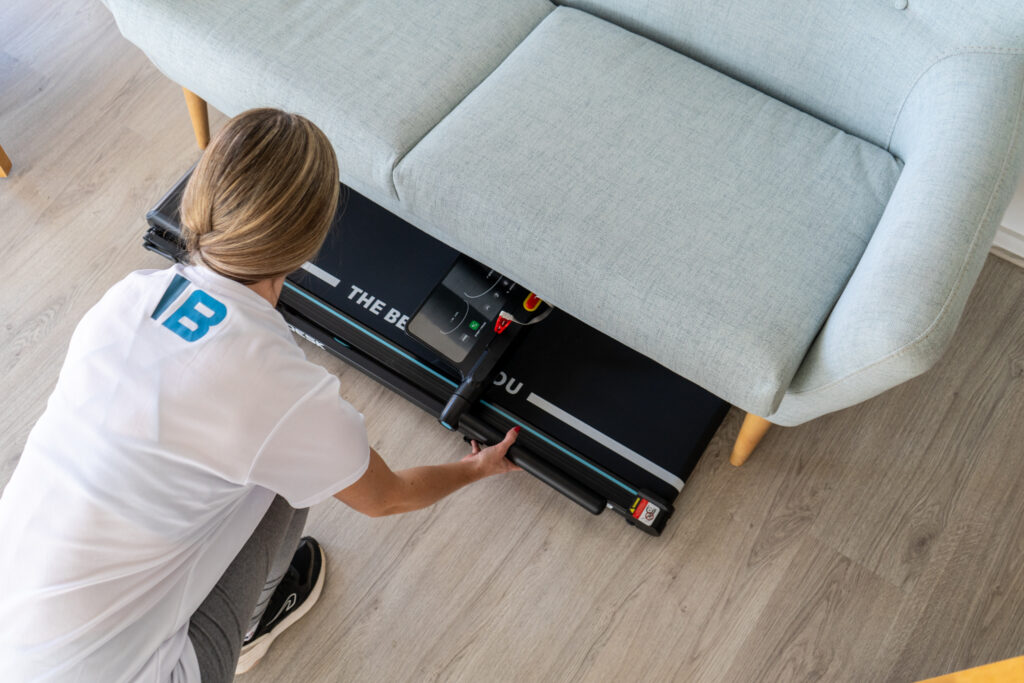 cinta plegable para entrenar en casa